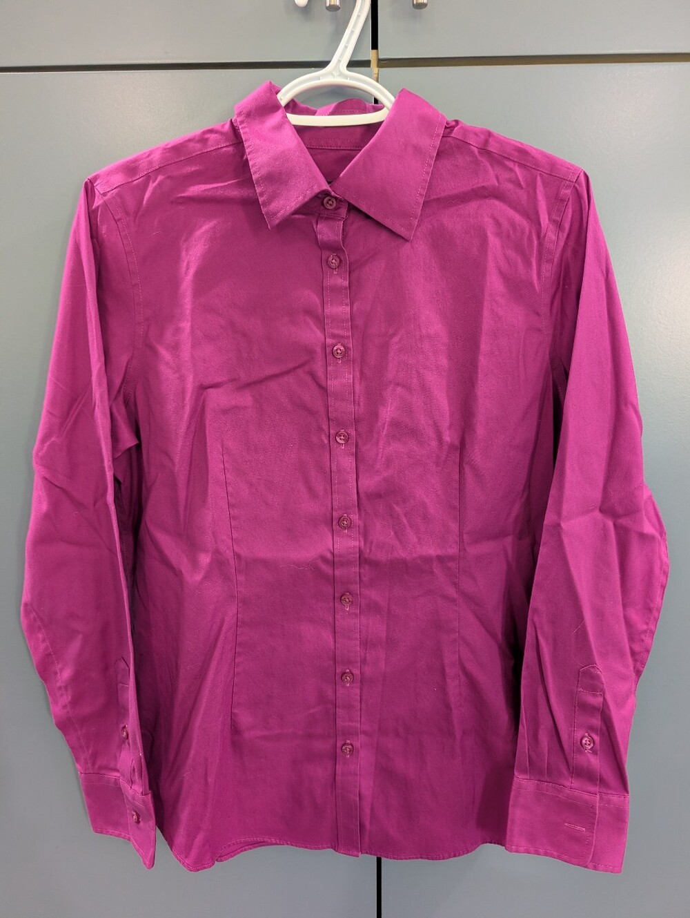 Purple Kirkland Button-up Blouse